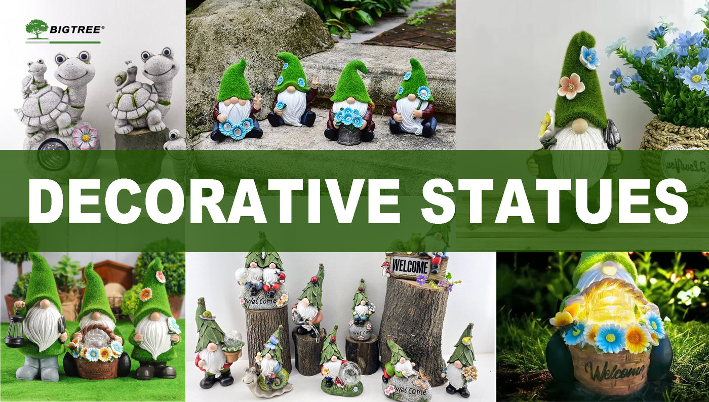 Garden-Decorative statues-Resin or Ceramic or Magnesia  collections