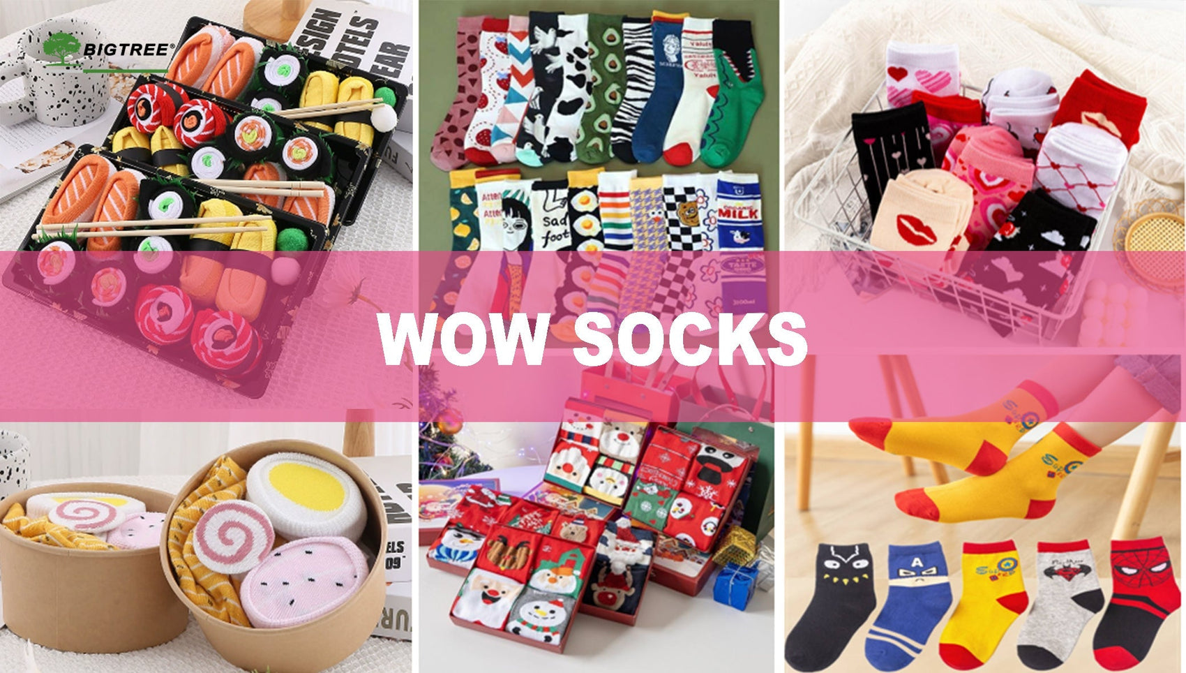 Novelty Gifts---Wow Socks