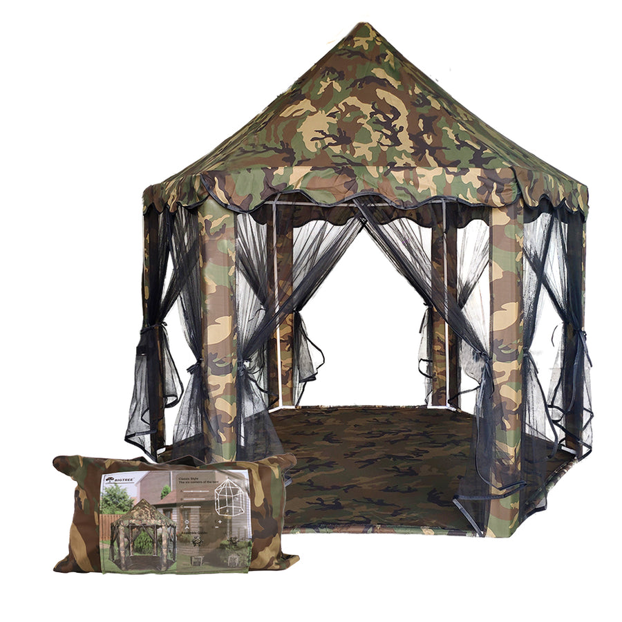 Bigtree Camouflage Castle Kids Play Tent for Indoor and Outdoor