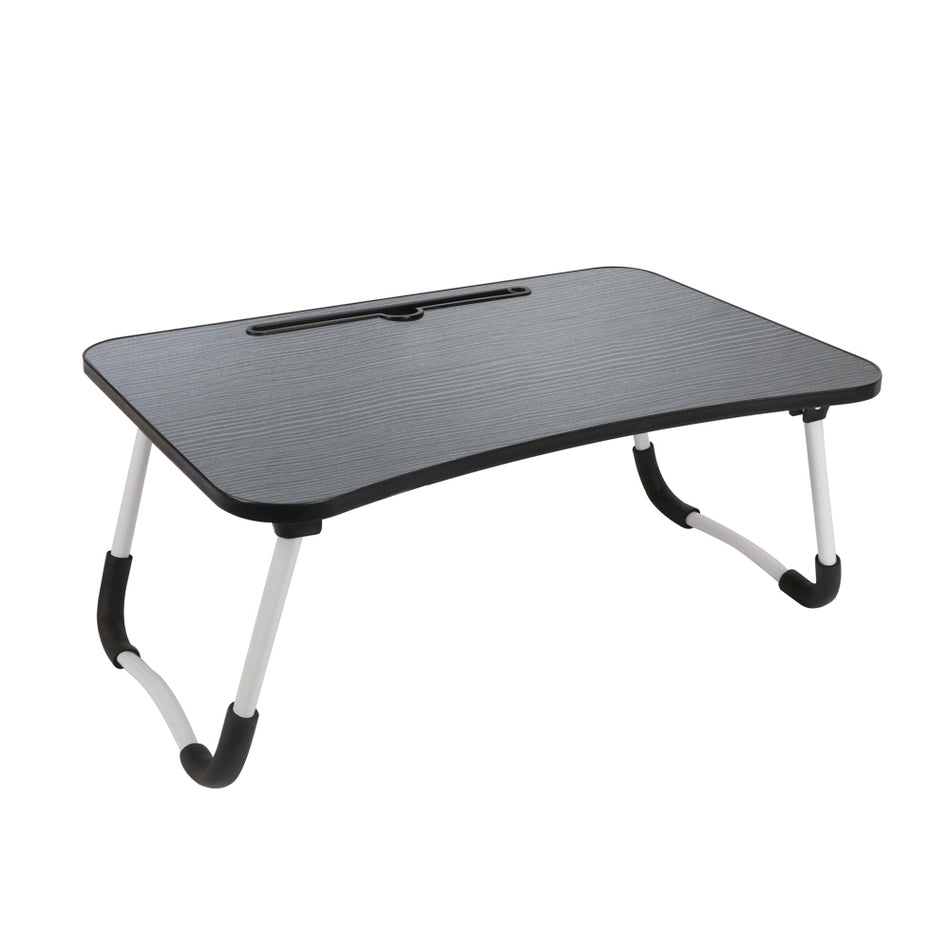 BIGTREE Foldable Laptop Bed Desk Tray Table with Folding Legs, Breakfast, Serving, Portable Laptop Tray Gray