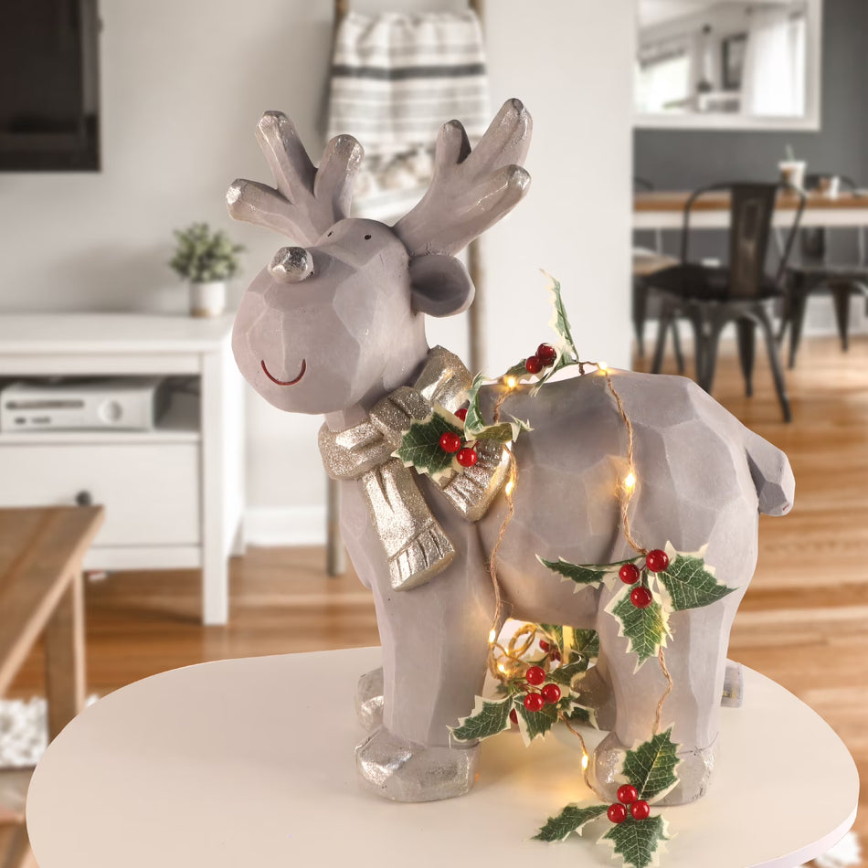 BIGTREE Christmas String Lights Xmas LED Light Green Leaf Red Berries Decoration Festival Holiday 6 ft