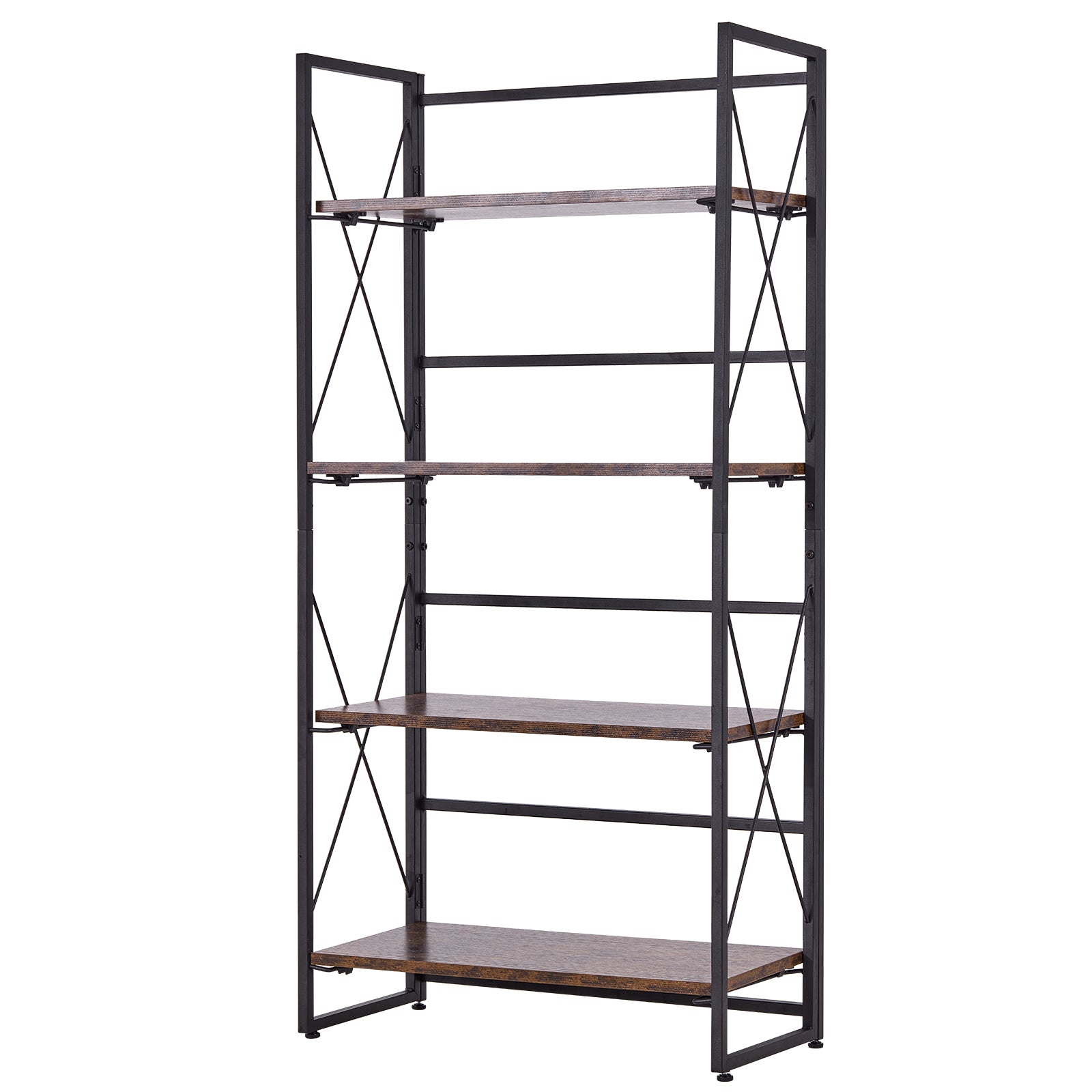 Bigtree 4 Tier Shelf Modern Wall-Mounted Bookshelf