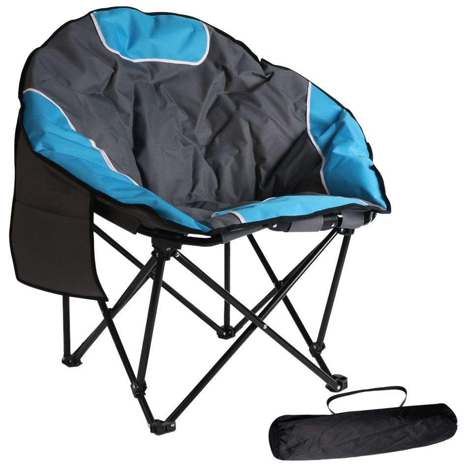 Bigtree Portable Outdoor Padded Collapsable Moon Chair - Teal