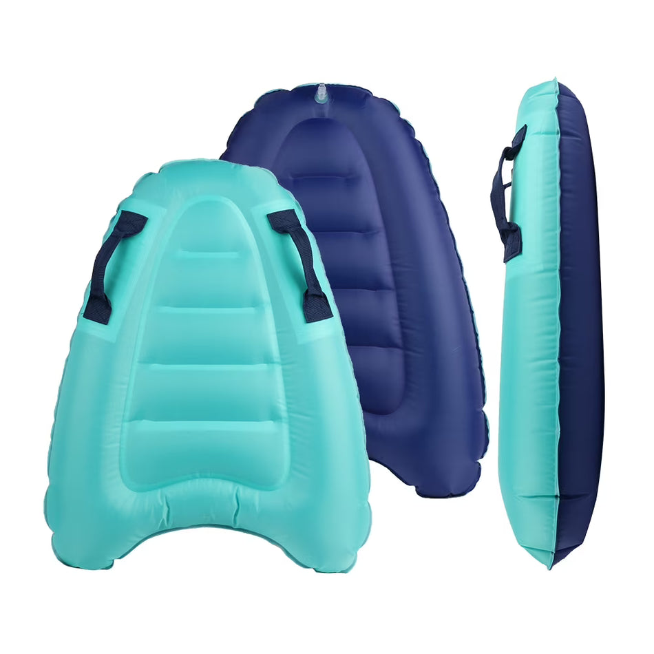 BIGTREE Inflatable Surfboard Lightweight Portable Swim Boards Handle Grip Soft Bodyboards for Learning to Swim Aid Mat Pool Beach