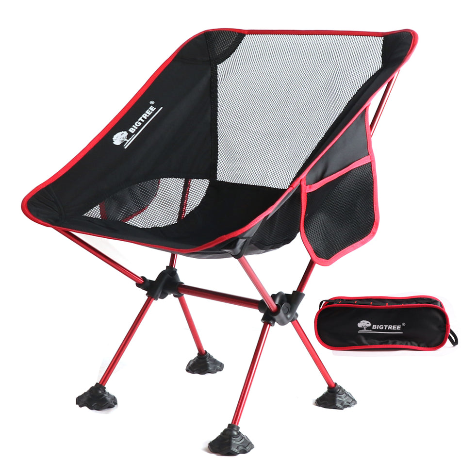 Portable Folding Camping Chair, Lightweight Breathable Mesh Backpacking Chair