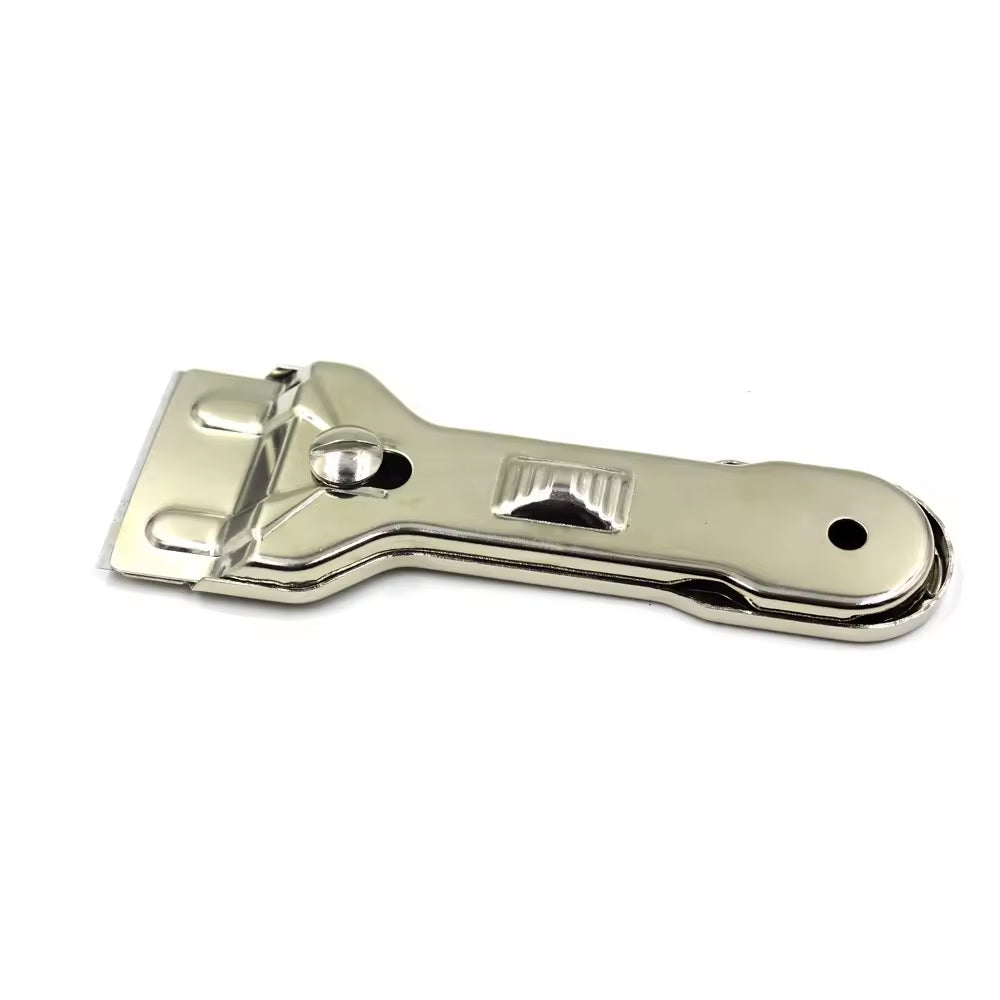 All Metal Razor Scraper Stainless Steel Razor Scraper, Multi-Surface Adhesive & Sticker Remove ...