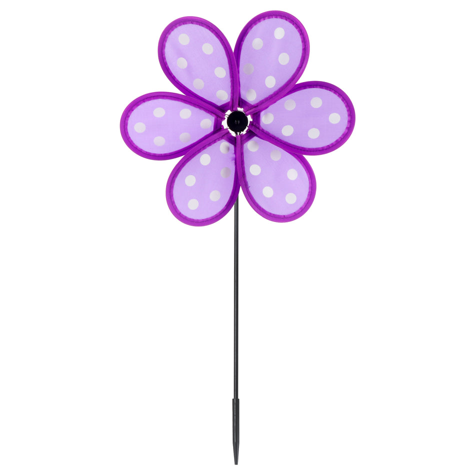 Colorful Flower & Holographic Wind Spinner Set - Decorative Garden Pinwheels for Outdoor Lawn, Patio & Yard Decoration