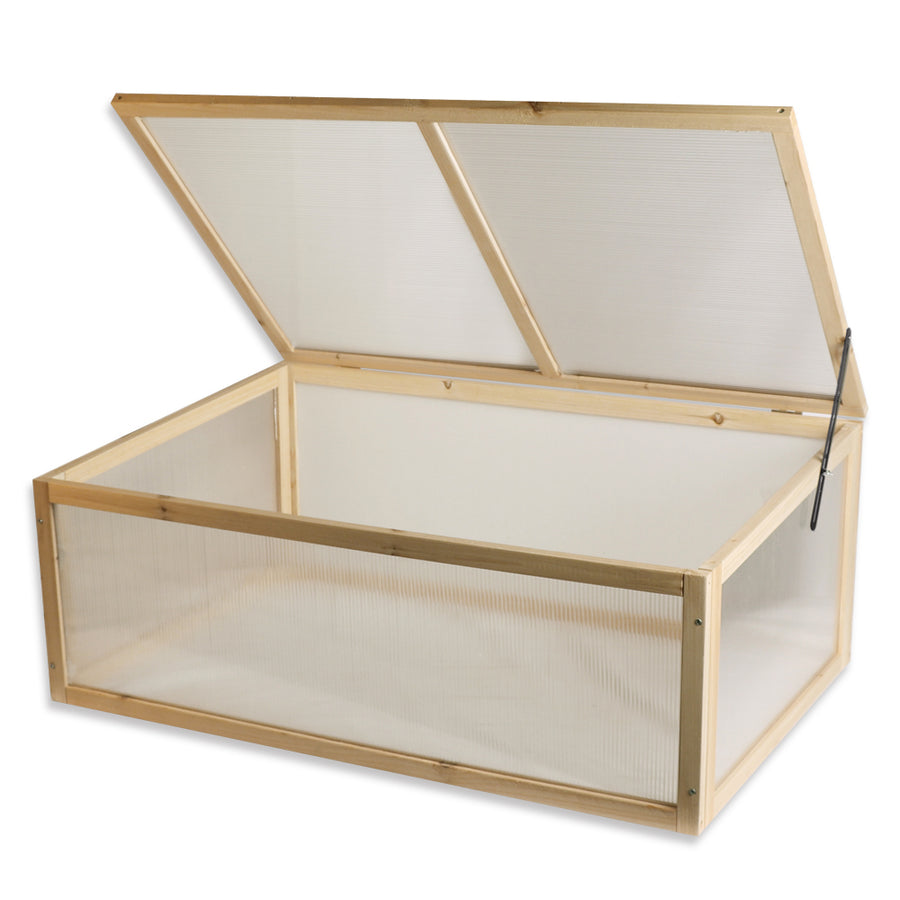 Bigtree Wood Cold Frame Greenhouse Planter 39x25x15