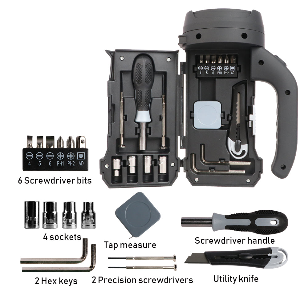 Bigtree Multi Functional LED Flashlight with Tool Kit