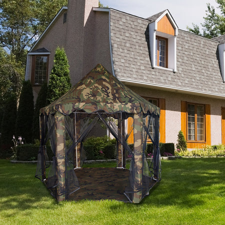 Bigtree Camouflage Castle Kids Play Tent for Indoor and Outdoor